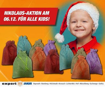 Kostenlos: Nikolaus Aktion bei Expert (lokal)