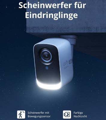 eufyCam S300 3C 4K Kamera Set mit Gesichtserkennung für 249,99€ (statt 300€)