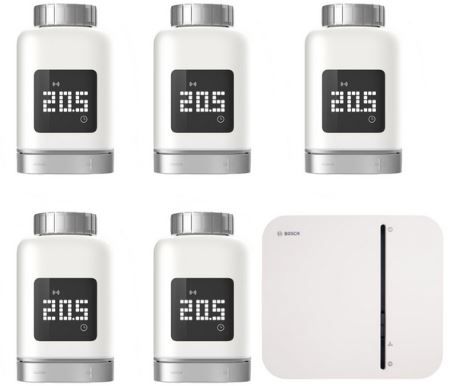 Bosch Smart Home Starter Set Heizung II mit 5 Thermostaten für 399,95€ (statt 444€)