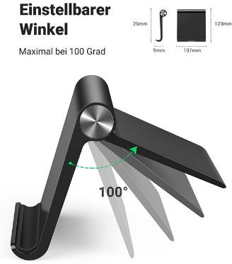 UGREEN Rutsch  und Kratzfeste Tablet Halterung bis 12 Zoll für 8,65€ (statt 11€)