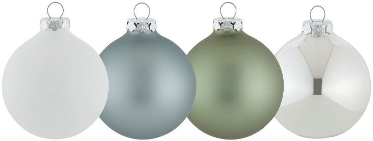 40er Pack Thüringer Glasdesign Weihnachtsbaumkugeln für 14,60€ (statt 35€)