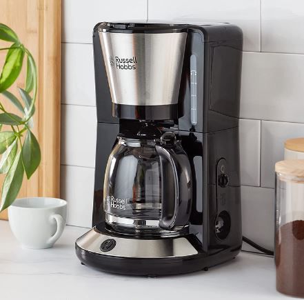 Russell Hobbs Adventure Kaffeemaschine mit 1,25l Glaskanne für 26,39€ (statt 35€)   Prime