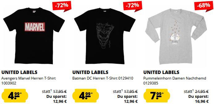 SportSpar: United Labels Merch X Mas Sale ab 3,99€ zzgl. Versand