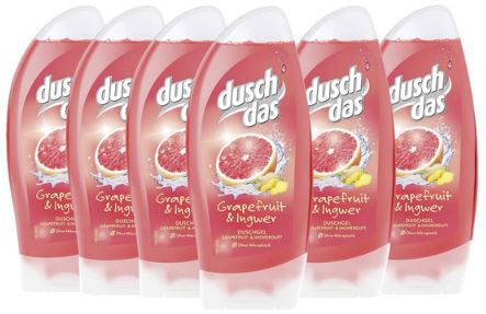 6er Pack Duschdas Grapefruit & Ingwer Duschgel á 250ml ab 7,39€ (statt 9€)   Prime Sparabo