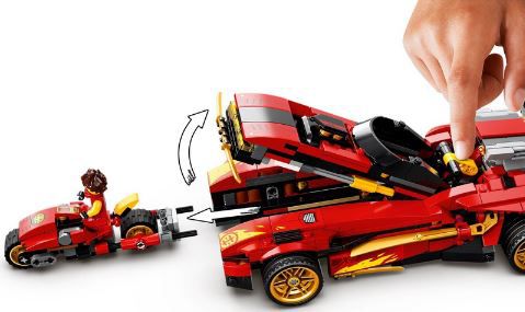 LEGO 71737 Ninjago X 1 Ninja Supercar für 28,99€ (statt 39€)