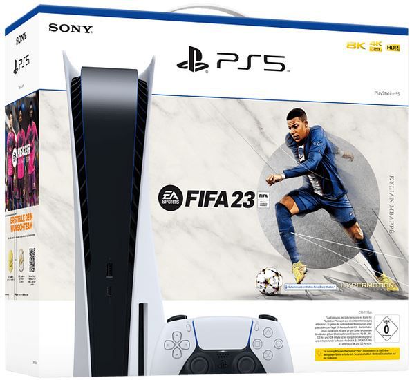 Sony PlayStation 5 Digital Edition + FIFA 23 für 505,94€ (statt 568€)