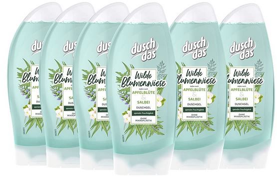 6x Duschdas Wilde Blumenwiese, 250ml ab 7,39€ (statt 9€)