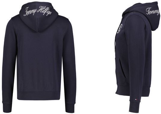 Tommy Hilfiger Sweatjacke in Marine für 76,44€ (statt 91€)