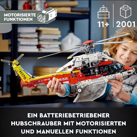 LEGO 42145 Technic Airbus H175 Rettungshubschrauber für 134,45€ (statt 149€)