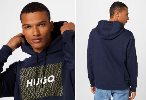 HUGO Dreeman Sweatshirt in Navy für 63,92€ (statt 78€)   Gr.: S bis L