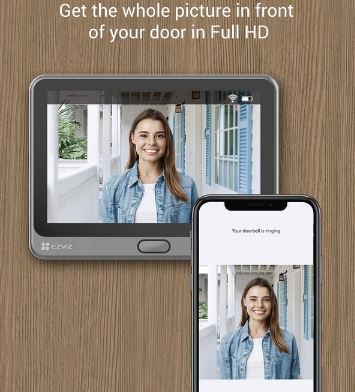 Ezviz CP4 WLAN Türklingel mit 166° Weitwinkel für 135,99€ (statt 170€)