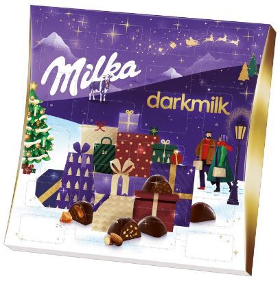 Milka Dark Milk Adventskalender, 210g für 7,99€ (statt 10€)