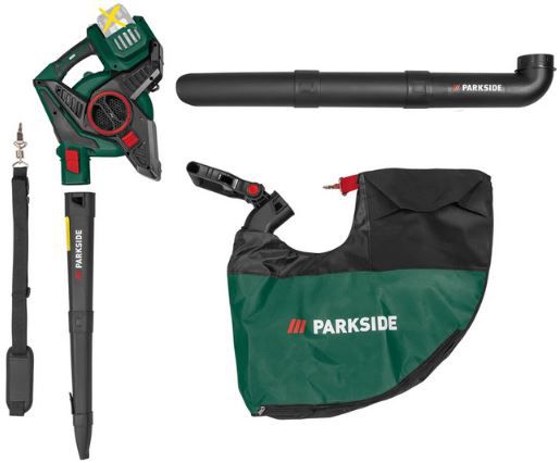 Parkside PLSA 40 Li C2 40V Akku Laubsauger/ Bläser für 63,99€ (statt 80€)