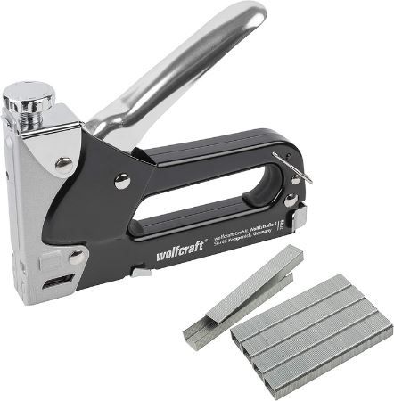 Wolfcraft Tacocraft 7 Handtacker Set inkl. 1.000 Klammern für 14,10€ (statt 22€)   Prime