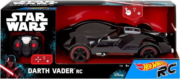 Hot Wheels FBW75 Darth Vader RC Fahrzeug mit Licht & Sound für 25,57€ (statt 38€)   Prime