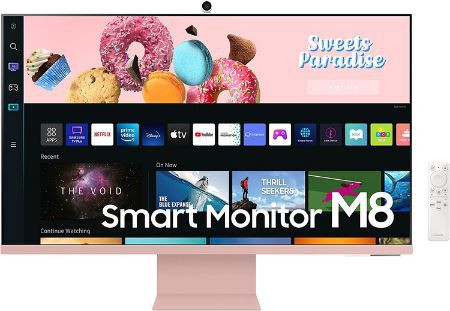 Samsung S32BM80PUU M8 Smart Monitor mit 32 Zoll, 4K UHD, 60Hz für 349€ (statt 480€)