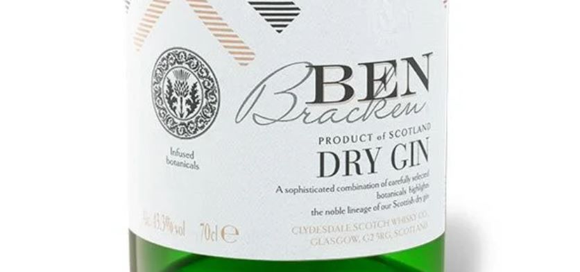 3 Flaschen Ben Bracken Scottish Dry Gin, 0,7L, 43,3% Vol. für 34,93€ (statt 50€)