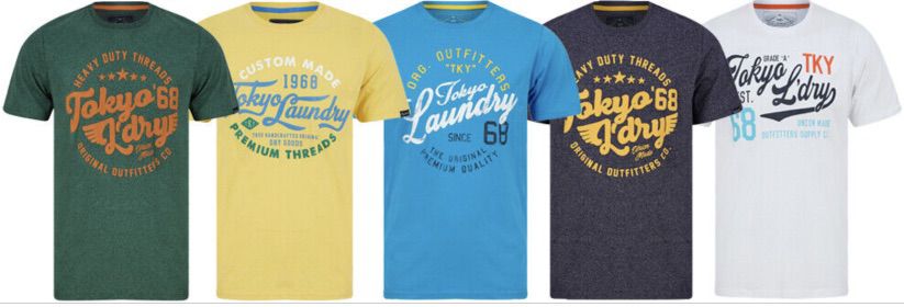 Verschiedene Tokyo Laundry T Shirts für 7,99€ (statt 12€)   S bis XL