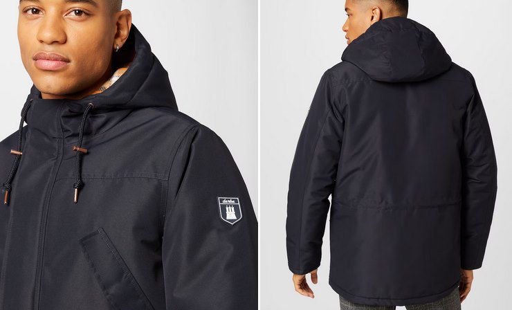 Derbe Parka Festholm in Blau für 125,30€ (statt 179€)