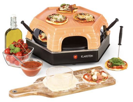 Klarstein Capricciosa   1500W Pizza Raclette für 6 Personen für 92,99€ (statt 113€)