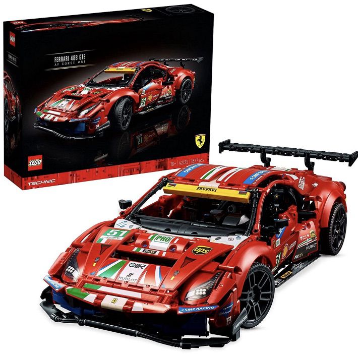 LEGO Technic 42125 Ferrari 488 GTE &#8222;AF Corse #51&#8220; für 95€ (statt 119€)