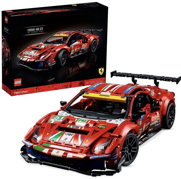 LEGO Technic 42125 Ferrari 488 GTE AF Corse #51 für 95€ (statt 119€)