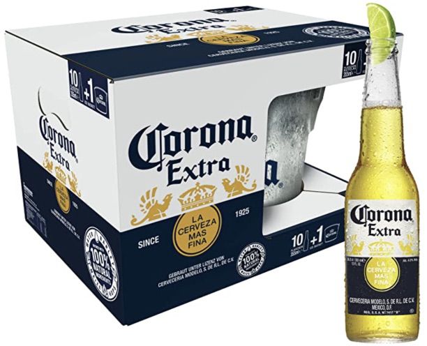 10x Corona Extra inkl. Eiseimer im Geschenkpack für 16,14€ (statt 23€)