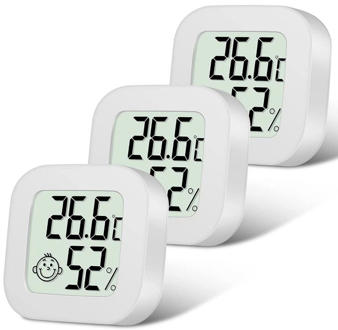3x Flintronic Mini LCD Thermo  & Hygrometer für Innen für 11,39€   Prime