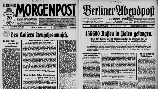 Gratis: In historische Zeitungen aus den Jahren 1671 bis 1952 schmökern & downloaden