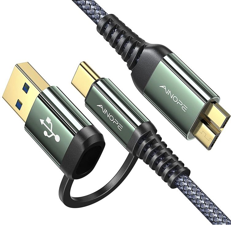 2in1 AINOPE USB C / A Kabel (0,5m) auf Micro USB B für 5,99€ (statt 12€) – Prime