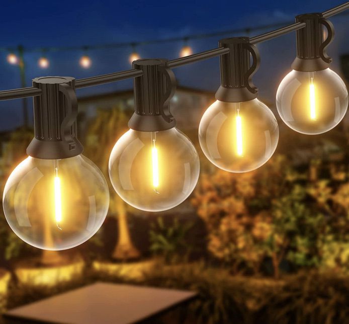 45,7m LED G40 Lichterkette für Außen mit 75 Glühlampen für 55,89€ (statt 86€)