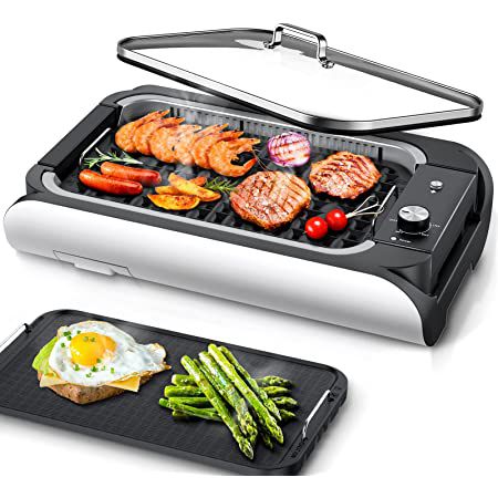 Calmdo Elektrogrill mit 1400W & 3 Stufen für 53€ (statt 80€)