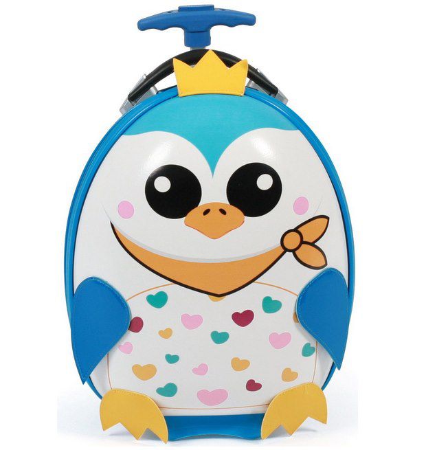 CHIC2000 Bouncie Pinguin Kinderkoffer mit verstellbarem Teleskopgriff für 29€ (statt 48€)