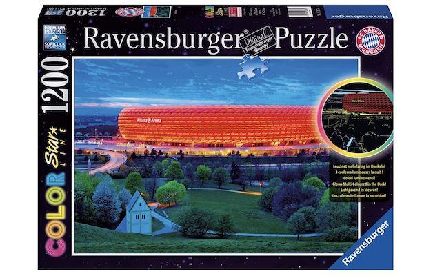 Ravensburger Leuchtpuzzle 16187   Allianz Arena für 14,99€ (statt 20€)   Prime