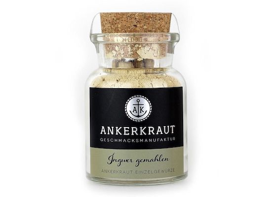 65g Ankerkraut Ingwer Pulver im Korkenglas für 3€ (statt 5€)   Prime