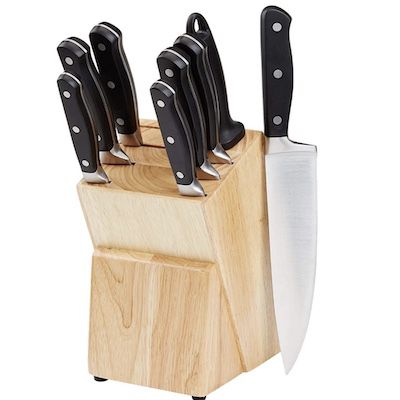 Amazon Basics 9-tlg. Premium Messerblock für 28,49€ (statt 35€)