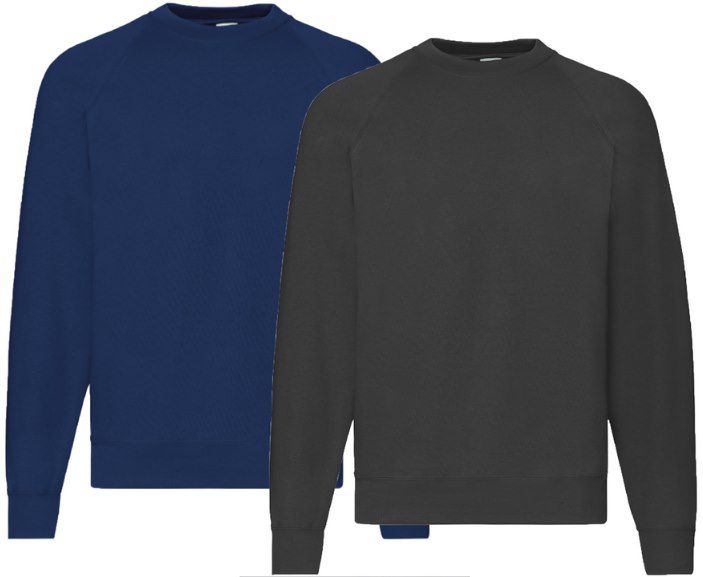 4x Fruit of the Loom Pullover in 4 Farben für 29,98€ (statt 45€)