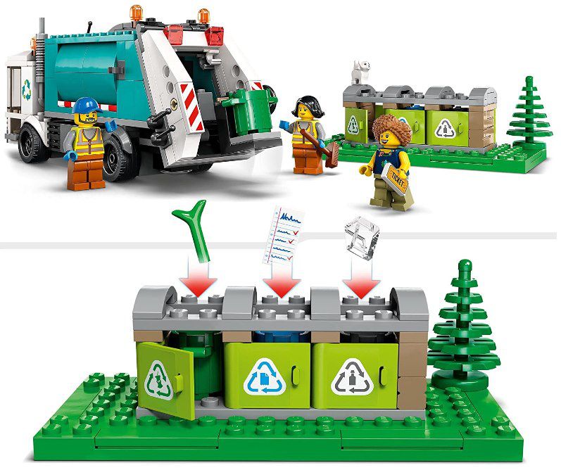 LEGO 60386 City Müllabfuhr mit Mülltonnen für 20€ (statt 27€)