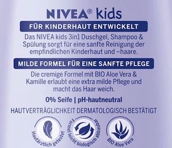 Nivea Kids 3 in 1 Duschgel & Shampoo Beerenduft für 1,32€ (statt 2€)   Prime Sparabo