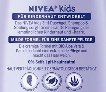 Nivea Kids 3 in 1 Duschgel & Shampoo Beerenduft für 1,32€ (statt 2€)   Prime Sparabo
