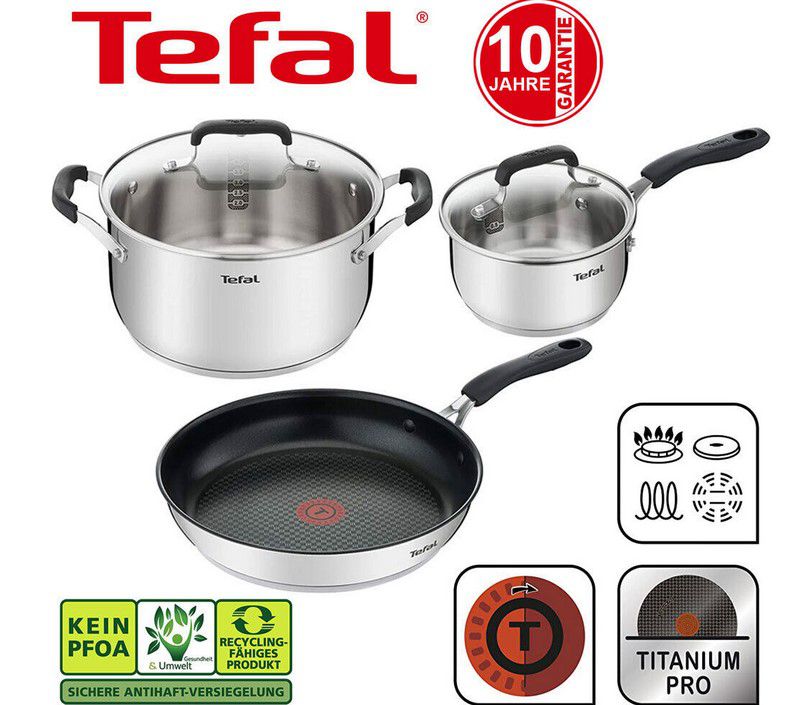 Tefal Cook & Cool Topf Set 5 teilig alle Herdarten für 59€ (statt 69€)