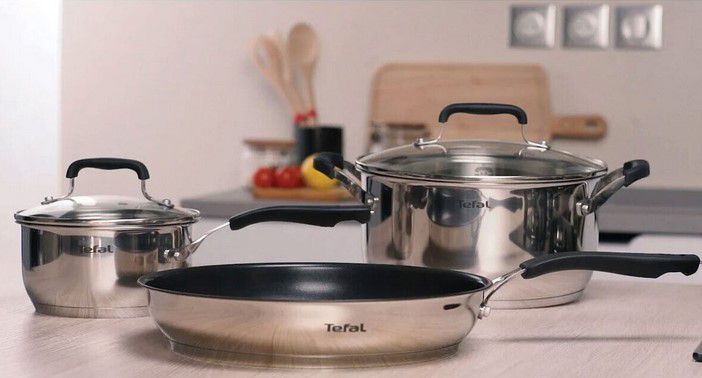 Tefal Cook & Cool Topf Set 5 teilig alle Herdarten für 59€ (statt 69€)