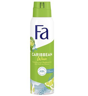 Fa Deospray Caribbean Wave mit frischem Zitronenduft für 0,79€