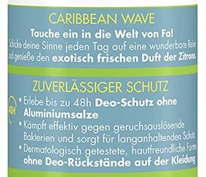 Fa Deospray Caribbean Wave mit frischem Zitronenduft für 0,79€