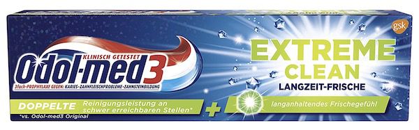 Odol med3 Extreme Clean Zahnpasta für 1,27€ (statt 2,29€)   Prime Sparabo