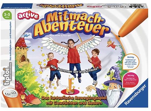 Ravensburger tiptoi   ACTIVE Set: Mitmach Abenteuer für 9,39€ (statt 18€)