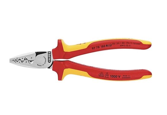 Knipex Crimpzange für Aderendhülsen für 30,09€ (statt 38€)