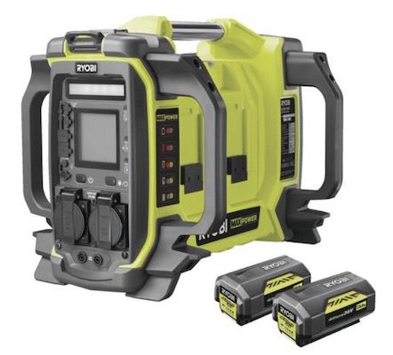 🔥 Ryobi RY36BI1800A Powerstation inkl. 2 Akkus für 599€ (statt 900€)