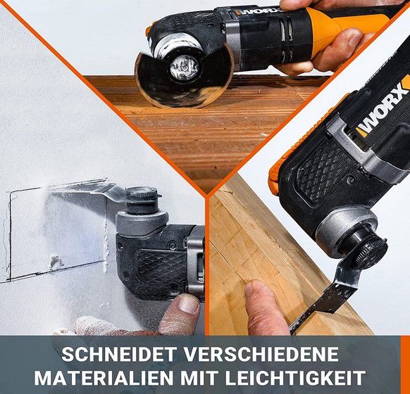 WORX WX696.9 Akku Multifunktionswerkzeug Solo Version für 64,46€ (statt 84€)