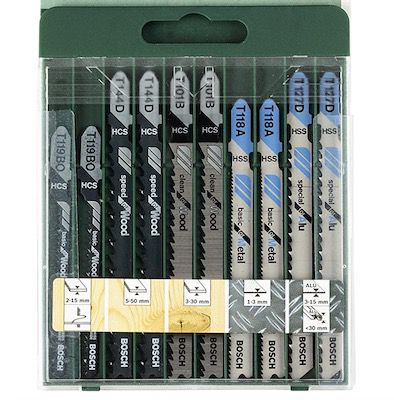 Bosch 10tlg. Stichsägeblatt Set Holz und Metall für 8,83€ (statt 14€)   Prime